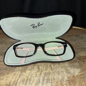 Ray-Ban Black & Pink Eyeglass Frames